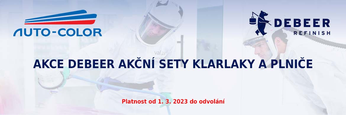 AKCE DEBEER AKČNÍ SETY KLARLAKY A PLNIČE